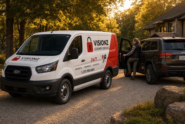 Visionz Locksmith mobile Jeep Wrangler key replacement and programming service